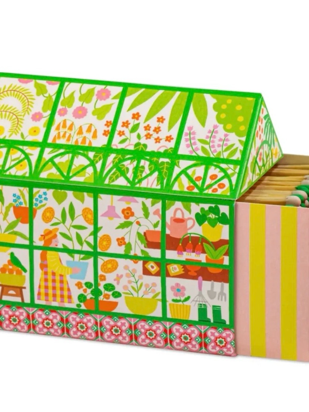 Anthropologie Greenhouse House Matches by Archivist Great Stocking Stuffer New - Picture 4 of 16